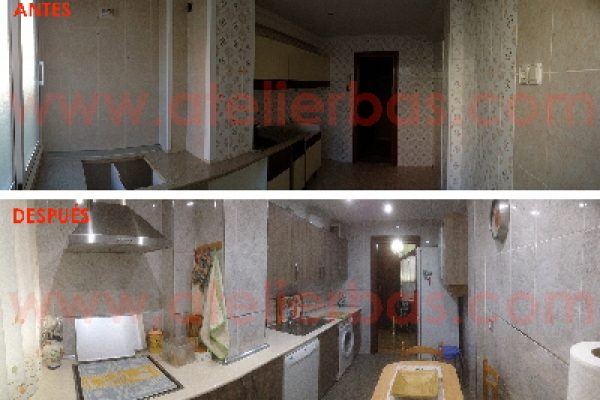 Reforma de cocina y baño en Móstoles (Madrid)