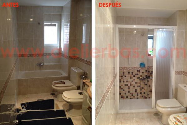 Cambios de bañera por plato de ducha en Móstoles (Madrid)