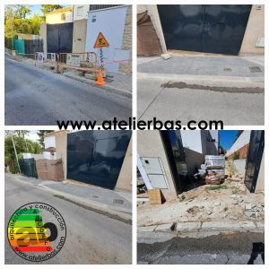 Proyecto y ejecución de dos pasos de vehículos en Madrid