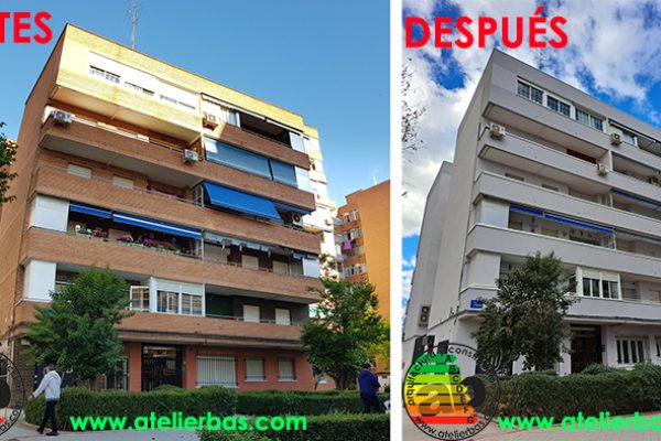 Proyecto y dirección de obra de rehabilitación energética de bloque de viviendas en Fuenlabrada