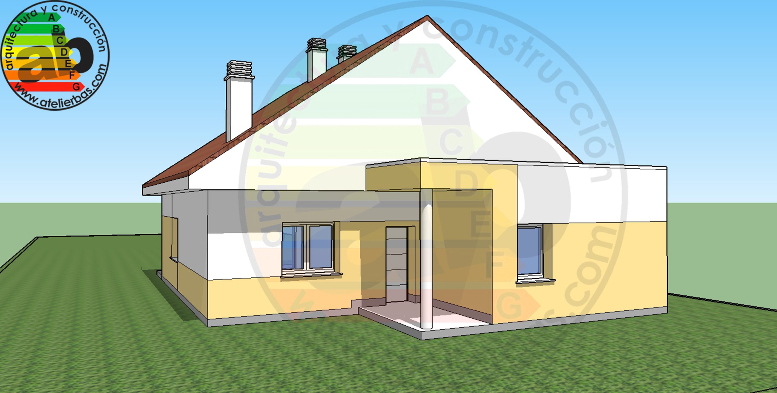 Proyecto Básico y de Ejecución + Direcciónes de obra (Arquitecto y Arqt. Técnico) + Coordinación de Seg. y salud de vivienda unifamiliar aislada en Fuensalida (Toledo)