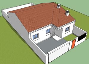 Proyecto de vivienda unifamiliar entre medianerias bajo el estandar Passivhaus en Gerindote (Toledo)       -EN PROCESO-