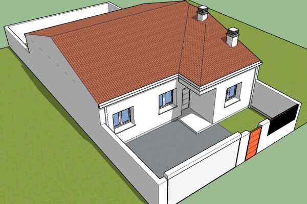 Proyecto de vivienda unifamiliar entre medianerias bajo el estandar Passivhaus en Gerindote (Toledo)       -EN PROCESO-